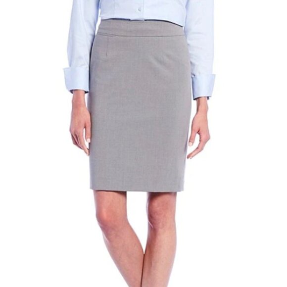 🌷Calvin Klein pencil skirt size 8 Color Tin (gray) - Picture 1 of 10